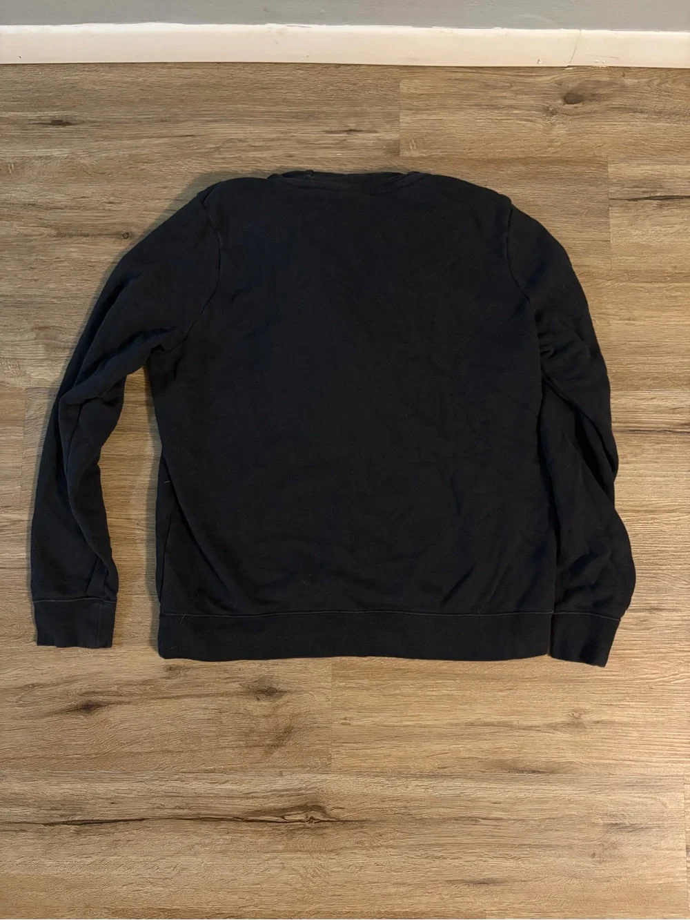 Nike Black Hoodie with White Swoosh Logo